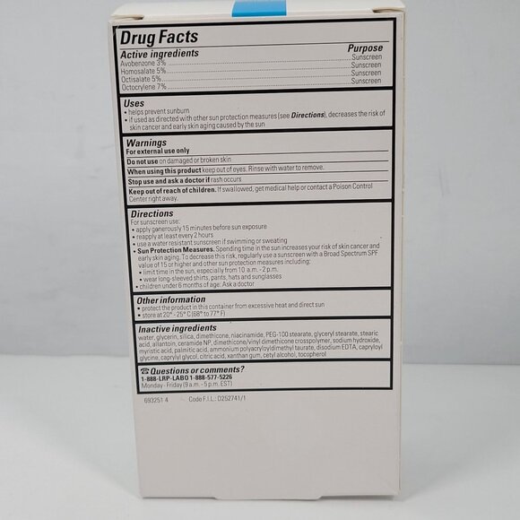 La Roche-Posay Toleriane Double Repair Face Moisturizer UV SPF 30 3.38 Fl Oz NIB - Picture 2 of 5